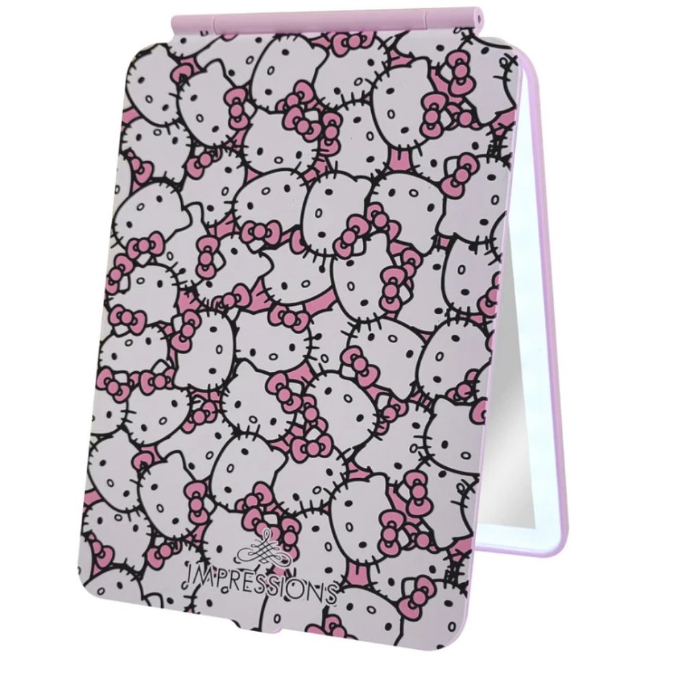 HELLO KITTY TOUCH PAD MINI TRI-TONE LED MAKEUP IMPRESSIONS VANITY MIRROR